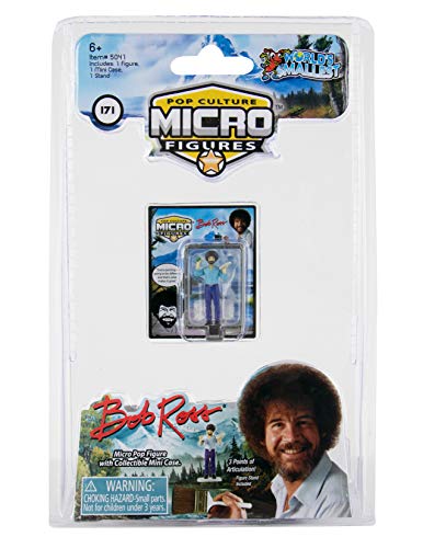 World'S Smallest Bob Ross Pop Culture Micro Figure, 5041