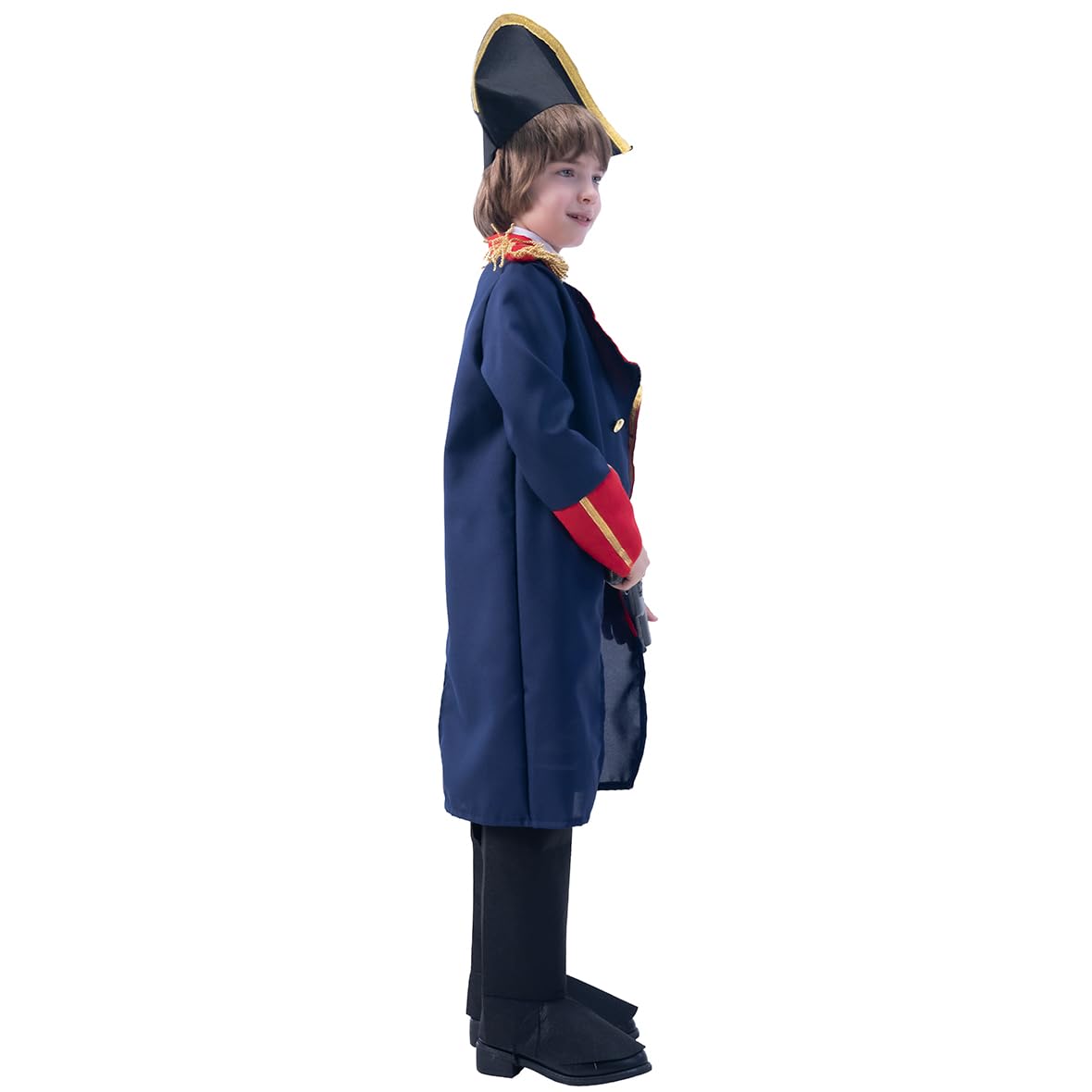 Pgond Boy'S Napoleon French Emperor Costume 10-12Y