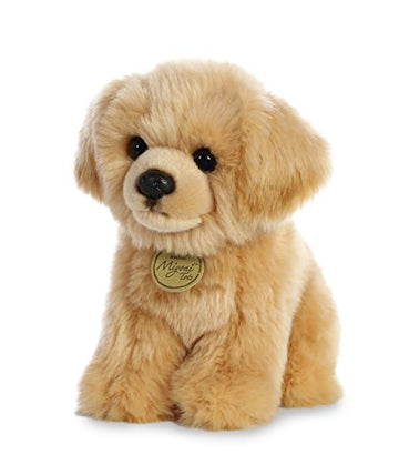 Aurora® Adorable Miyoni® Tots Golden Retriever Pup Stuffed Animal - Lifelike Detail - Cherished Companionship - Brown 11 Inches