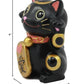 Atl Ebros Black Maneki Neko Cat Collector Figurine Japanese Lucky Cat Charm Mao Mao Black Kitten Decorative Sculpture