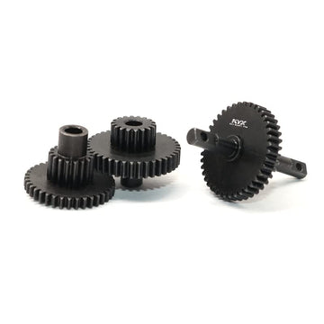 KYX Racing Hardened Steel Transmission Gear Set Gearbox Gear Set Upgrades Parts Accessories for 1/18 RC Crawler Car Traxxas TRX4