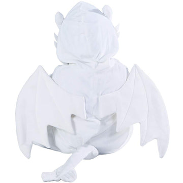 Hsctek Toddler Dragon Costume, Baby How To Train Your A Dragon Cosplay Newborn Boys Girls, Infant Halloween Onesie Costume 4T, White