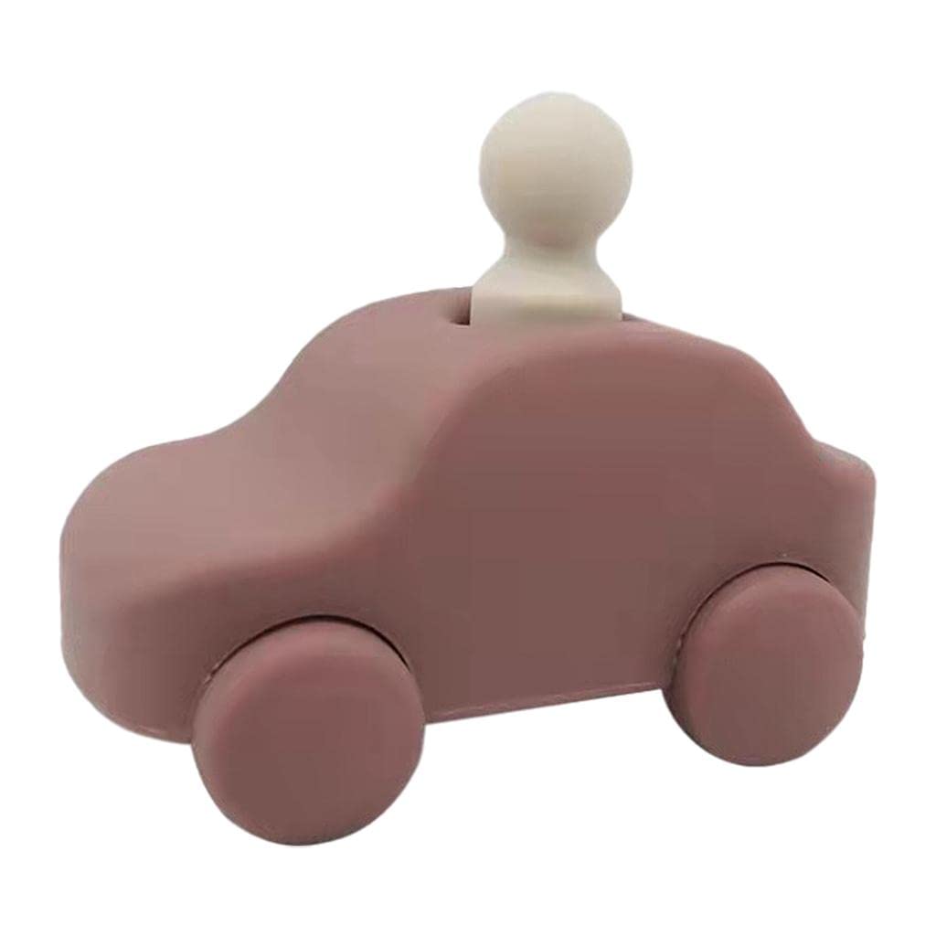 Styleheaven Cute Silicone Car Toy Early Learning Educational Montessori For 6+ Months Red