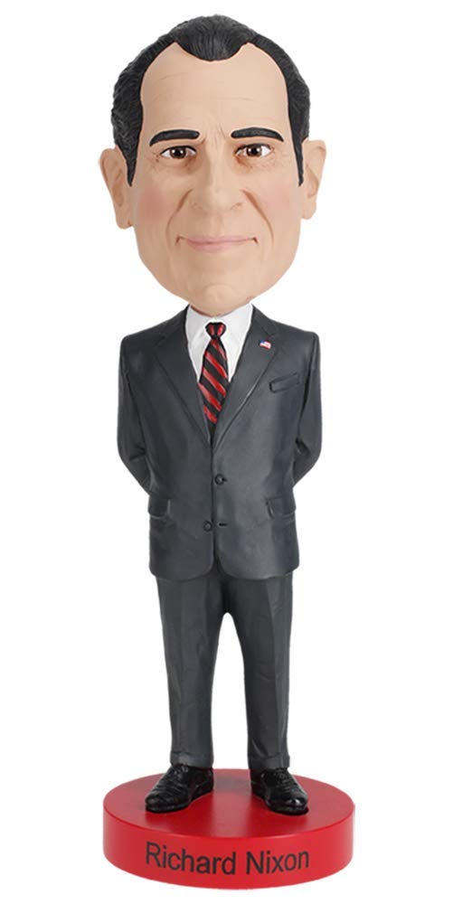 Royal Bobbles Richard Nixon Bobblehead  enhanced Polyresin Lifelike Figure  Unique Serial Number  Exquisite Detail