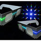 Rob's Super Happy Fun Store 3D  Glasses - Rave Waves - 50 Pair Paper Glasses - See Colorful Rainbows Around Points of Light Perfect for Festivals  Holiday Lights  Parties