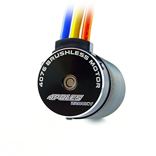 HobbyStar 4076 Brushless, Sensorless Motor, 4-Pole, 1550KV for 1/8 RC Truck