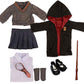 Sweet Dolly 18-Inch Doll Clothes - Magic School Uniform Costume, Grey & Black, Made of Polyester