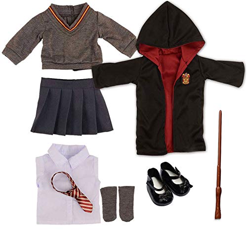 Sweet Dolly 18-Inch Doll Clothes - Magic School Uniform Costume, Grey & Black, Made of Polyester
