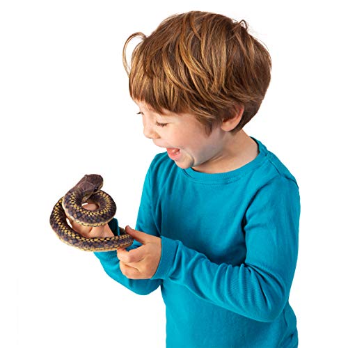 Folkmanis Mini Snake Finger Puppet Brown, 1 Ea