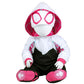 Marvel Spider-Gwen Official Infant Deluxe Halloween Costume - Premium Minky Fabric And Non-Slip Grip Booties (0-6M)