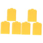 Excluzo 6 Pcs Cowbell Music Percussion Child Plastic Yellow
