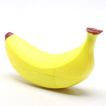 Yealvin 3D Fruit Cube 3  3 Magic Speed Cube Children'S Educational Toys Puzzle Cube Brain Teaser (Banana)