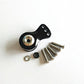 Aluminum Servo Saver 18mm for Stock Plastic 25T Output Gear Ajustable Hi-Torque Servo Arm Black