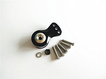 Aluminum Servo Saver 18mm for Stock Plastic 25T Output Gear Ajustable Hi-Torque Servo Arm Black
