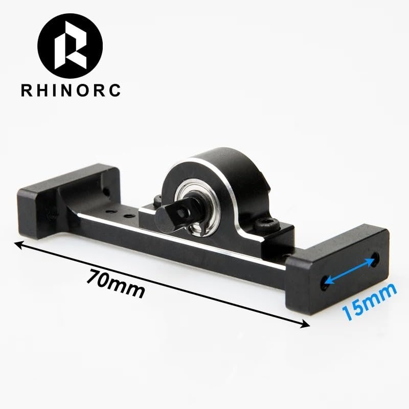 RhinoRC Hanger Beam,RC Holder Bridge,Metal Extend Driveshaft Axle for 1/10 Axial SCX10 Crawler Trucks Bridge Device Upgrade Part