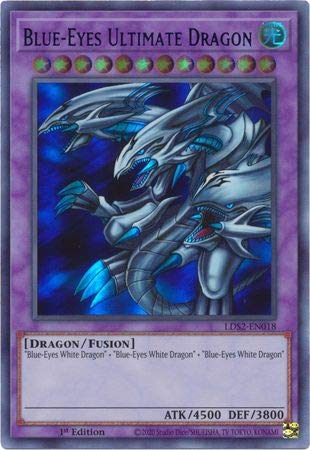 Blue-Eyes Ultimate Dragon (Blue) - Lds2-En018 - Ultra Rare - 1St Edition