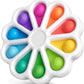 Stress Anxiety Relief Toy Pack Of 1 Piece (Simple Dimple Popping Wheel Spinner)