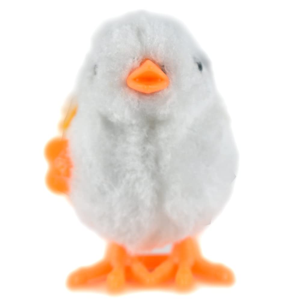 NOVELTY GIANT WWW.NOVELTYGIANT.COM Wind Up Hopping Chicken Easter Egg Baby Chick 2 Pk (White)