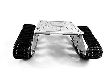 Swaytail Processional Ts300 Shock Absorption Robot Tank Chassis With Suspension Supporting Holder For Arduino Raspberry Pie, Rc Tracked Model With 2Pcs Dc Encoder Motor For Steam Teaching