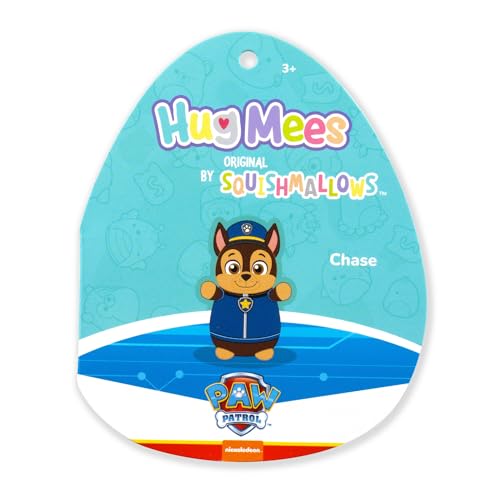 Squishmallows Original Paw Patrol 10in Chase HugMees - Ultrasoft Official Jazwares Plush (Medium-Sized)