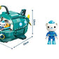 Baseplates For Age 6+ Building Block Ocean Adventure Octonauts Gup-A Deluxe Vehicle Playset & Barnacles 323Pcs Building Brick Se
