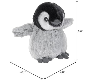 Wild Republic Cuddlekins Eco Mini Playful Penguin, Stuffed Animal, 8 Inches, Plush Toy, Fill Is Spun Recycled Water Bottles, Eco