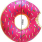 Giant Inflatable Pool Floats (Strawberry Frosted Donut)