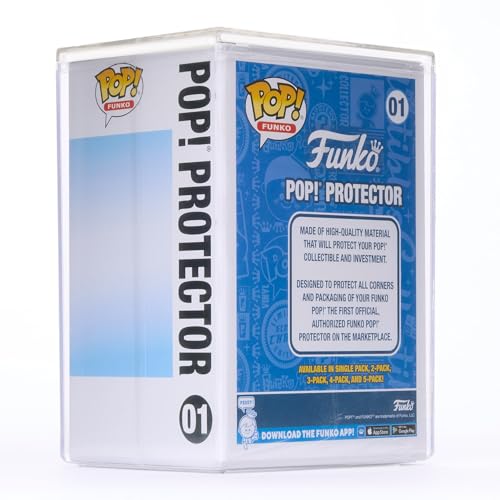 Funko enhanced Pop! Protector: Standard Pop Size Clear Plastic Protector Case