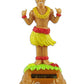 KC Hawaii Shaka Hula Man Solar Dashboard Doll - Multicolored Fun Car Accessory for Hula Lovers