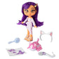Aphmau Mermaid Fashion Doll with Accessories, 5 Surprise Toys & Glitter MeeMeows Figure – Exclusive Official Merch, Multicolor