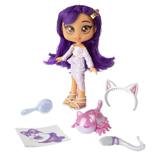 Aphmau Mermaid Fashion Doll with Accessories, 5 Surprise Toys & Glitter MeeMeows Figure – Exclusive Official Merch, Multicolor