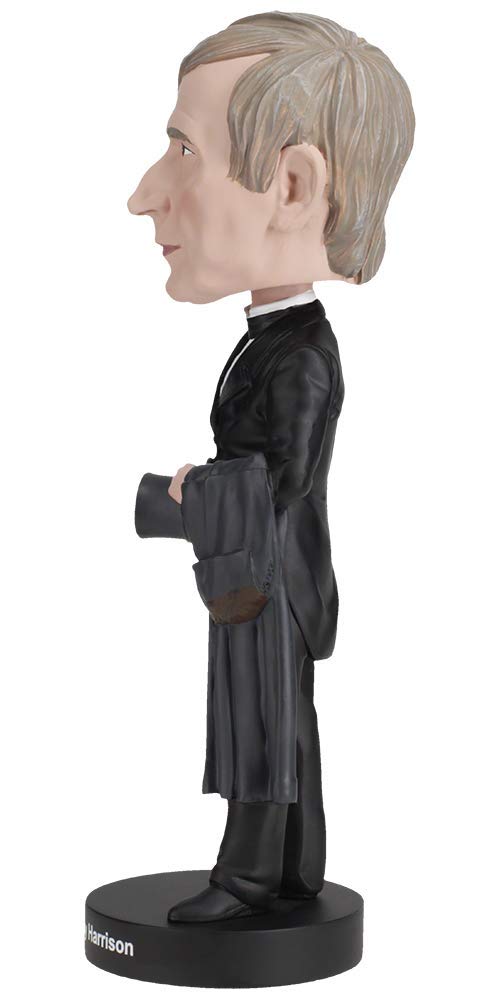 Royal Bobbles William Henry Harrison Bobblehead  enhanced Polyresin Lifelike Figure  Unique Serial Number  Exquisite Detail