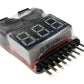 Apex Rc Products 2 Pack Lipo Battery Voltage Checker Alarm Led 1-8 Cell 1655