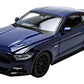 2015 Ford Mustang GT 5.0 Blue Metallic 1/24 Diecast Car Model by Maisto