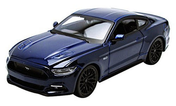 2015 Ford Mustang GT 5.0 Blue Metallic 1/24 Diecast Car Model by Maisto