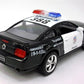 KiNSMART 2006 Ford Mustang GT Police Edition 5inch 1:38 Scale Die Cast Metal Toy Police Car with Pullback Action