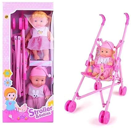 Toykido Baby Stroller Toy  Sensory Hanging Toy With Rattle, Teether & Mirror For Infants