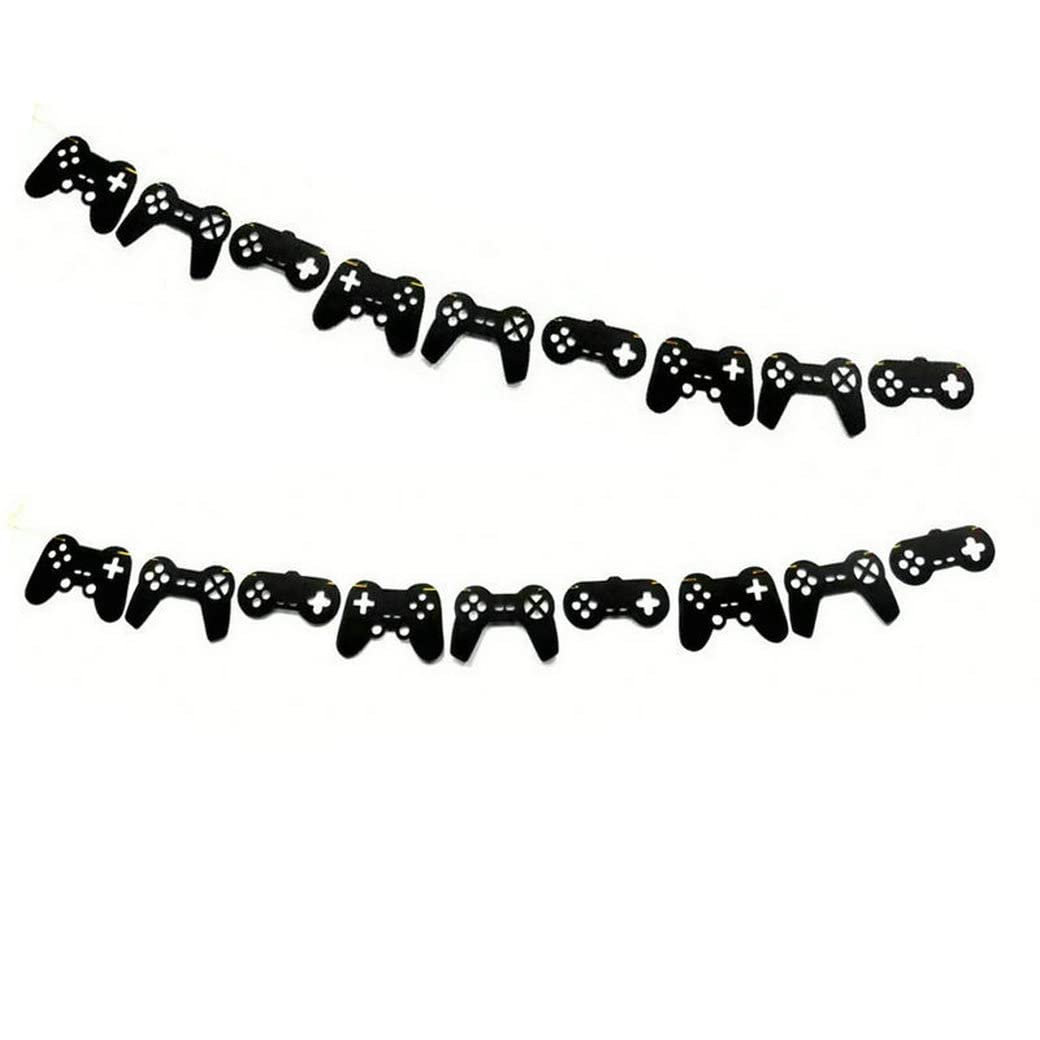 Video Game Controller Banner Game Controller Birthday Party Supplies Game on Birthday Decorations Game Themed Birthday Garland V