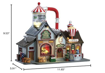 Lemax Bell'S Gourmet Popcorn Factory, With 4.5V Adaptor #75188