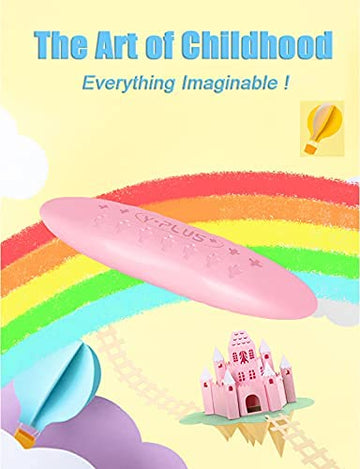 Yplus Peanut Crayons For Kids, 24 Pastel Colors Washable Toddler Crayons, Non-Toxic Baby Crayons For Ages 2-4, 1-3, 4-8, Colorin