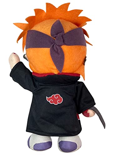 Great Eastern Entertainment Naruto Shippuden Pain Yahiko Plush, 9" Multi-colored, Polyester - Model GE-52728