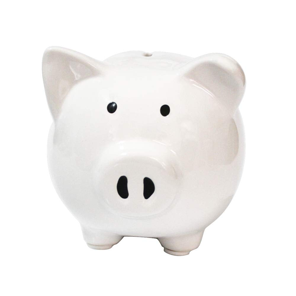Piggy Bank,Child To Cherish Ceramic Pig Money Piggy Banks For Boys Girls Kids Blue
