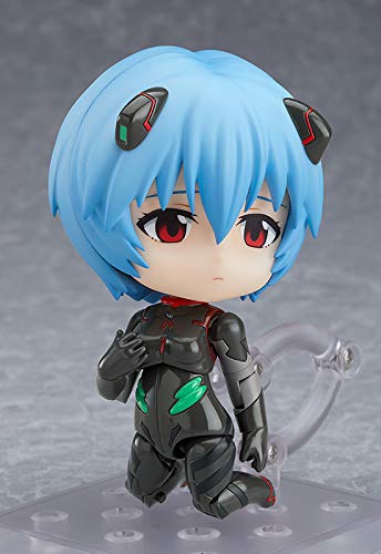 Good Smile Rebuild Of Evangelion: Rei Ayanami [Tentative Name] (Plugsuit Version) Nendoroid Action Figure, Multicolor