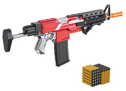 Skywin Electric Toy Shooting Kit - Automatic Game Toy Shooting For Boys With Foam And Soft Bullets (100 Darts) Shooting Game Toy