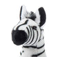The Petting Zoo Zebra Plush Toy, 12 inch Black & White Stuffed Animal, Model 410173, Gifts for Kids