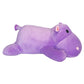 Go! Games Snoozimals Ernie The Hippo Plush Toy, 20in Purple Stuffed Animal, Adorable Soft Hippo for Kids