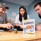 Blue Orange Bears in Barrels Party Game for 4-8 Players, Fun Dexterity Game, Brown, Model 07300