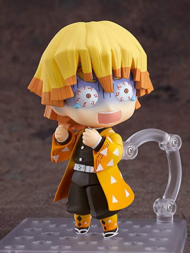 Good Smile Company Demon Slayer: Kimetsu no Yaiba: Zenitsu Agatsuma Nendoroid Action Figure  Multicolor