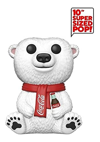 Funko POP Vinyl Figurine - Coca Cola Polar Bear #59 - Super Sized 10" - White - Limited Edition - Model 43030