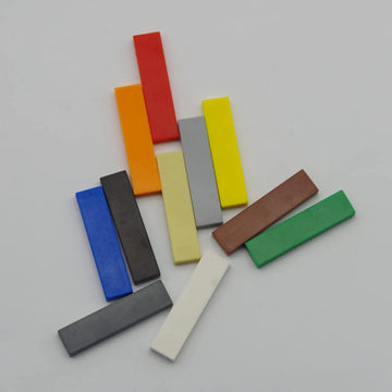 Classic Tiles Block Bulk, Red Tiles 1X4, Building Tiles Flat 100 Piece, Compatible With Lego Parts And Pieces: 1X4 Red Tiles(Col